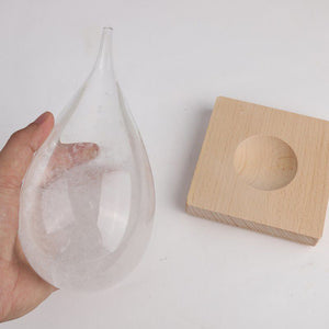 Decorative Water Droplet Shaped Weather Predicting Barometer