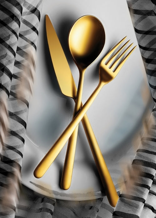 LINEA "ICE ORO" 20 PCS Cutlery Set