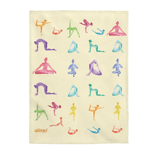 Yoga Sanctuary Velveteen Plush Blanket