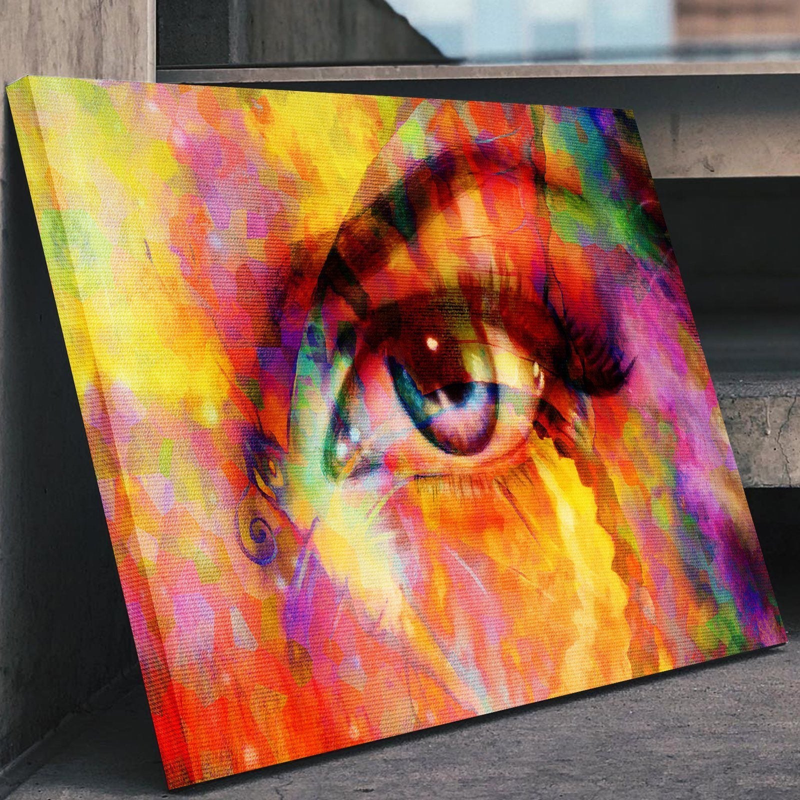 Abstract Eye Canvas Set