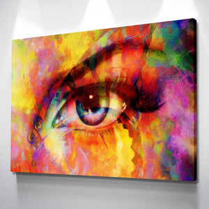 Abstract Eye Canvas Set