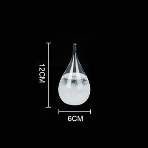 Decorative Water Droplet Shaped Weather Predicting Barometer