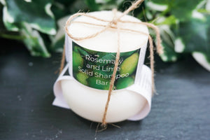 Rosemary Lime Shampoo and Conditioner Bar set