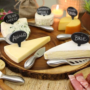 Slate Cheese Labels & Markers - 10 Pc Set