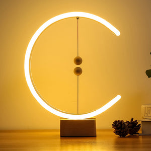 Modern Minimalist Style Suspended Spheres Table Lamp