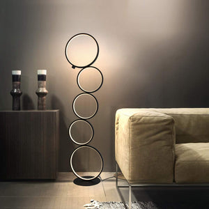 Modern Minimalist Design, Rings LED Floor Lamp