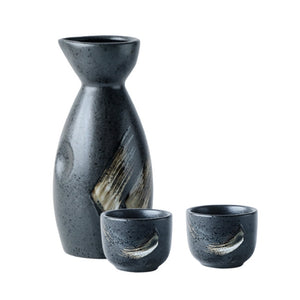 Hand-Painted Ceramic Sake Wine Set