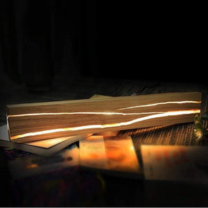 Rotatable Wooden Log Wall Lamp