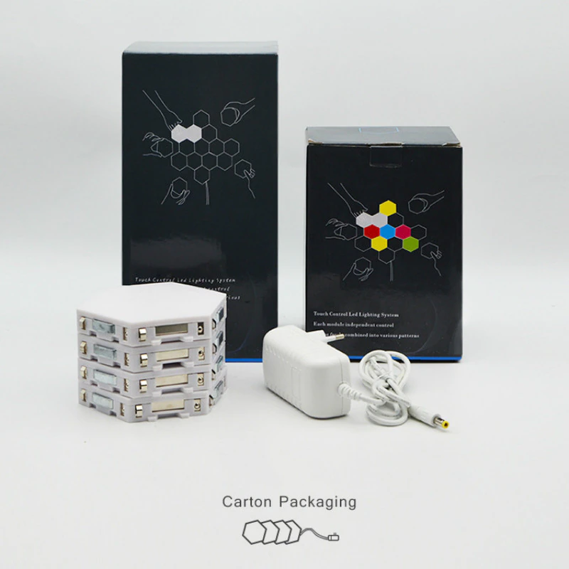 LED DIY Honeycomb Touch Sensitive Wall Lamp
