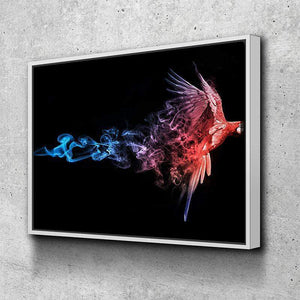 Abstract Macaw Canvas Set